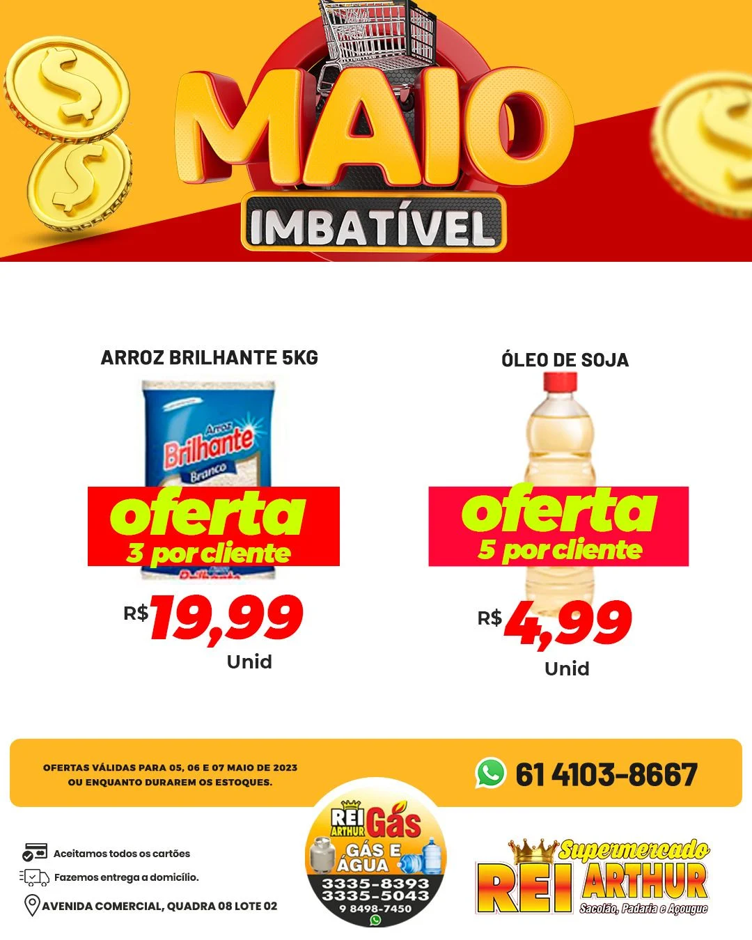 ofertas supermercado rei arthur
