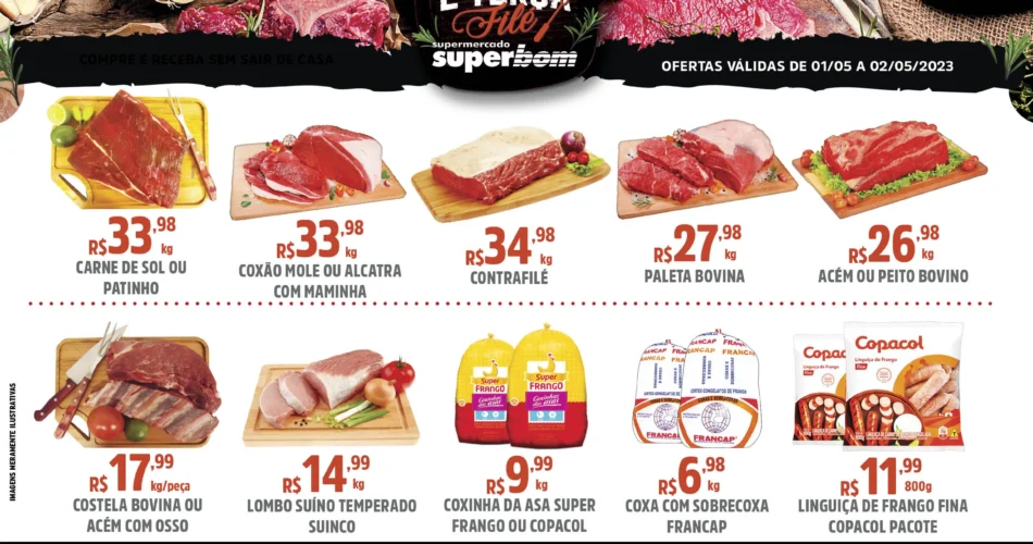 ofertas supermercado superbom são sebastião df