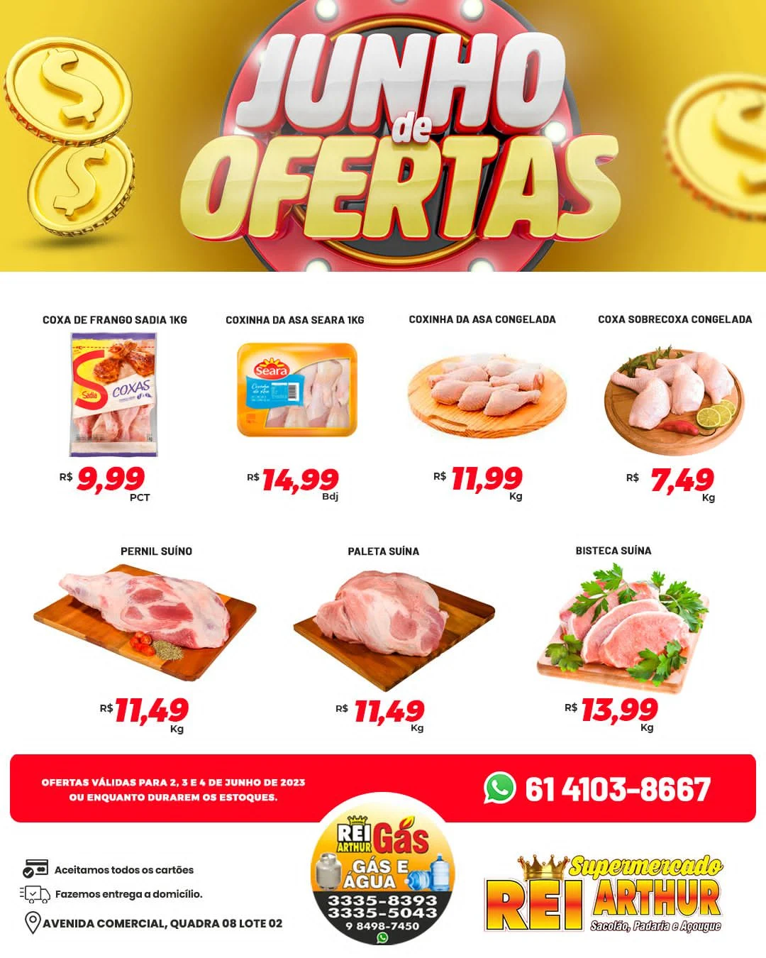 ofertas supermercado rei arthur