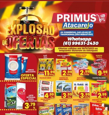 ofertas supermercado primus São Sebastião