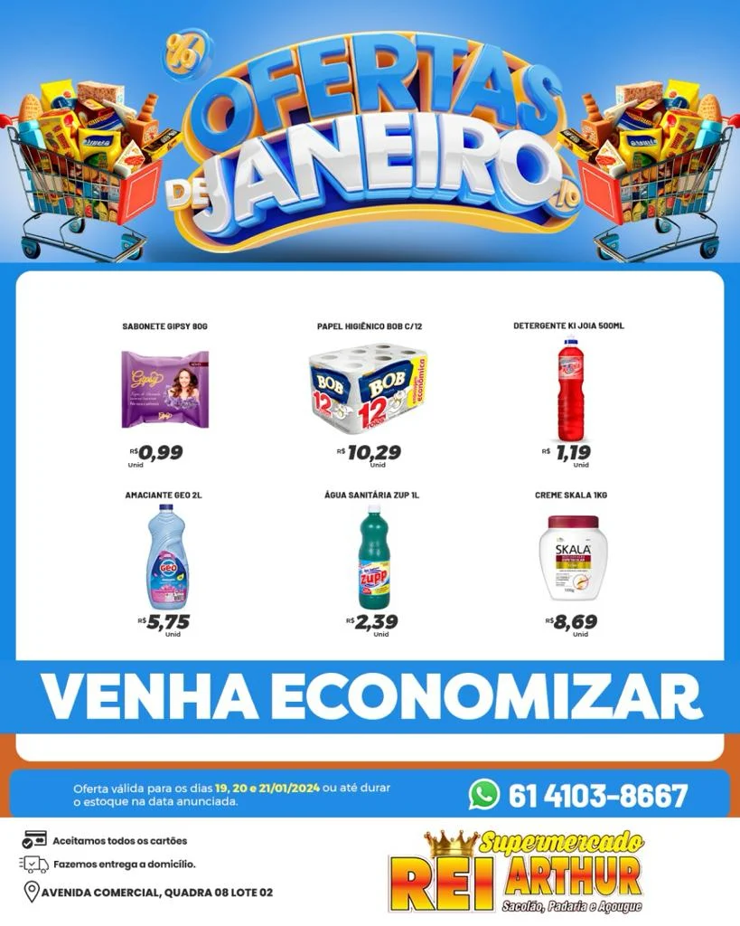Ofertas Supermercado Rei Arthur