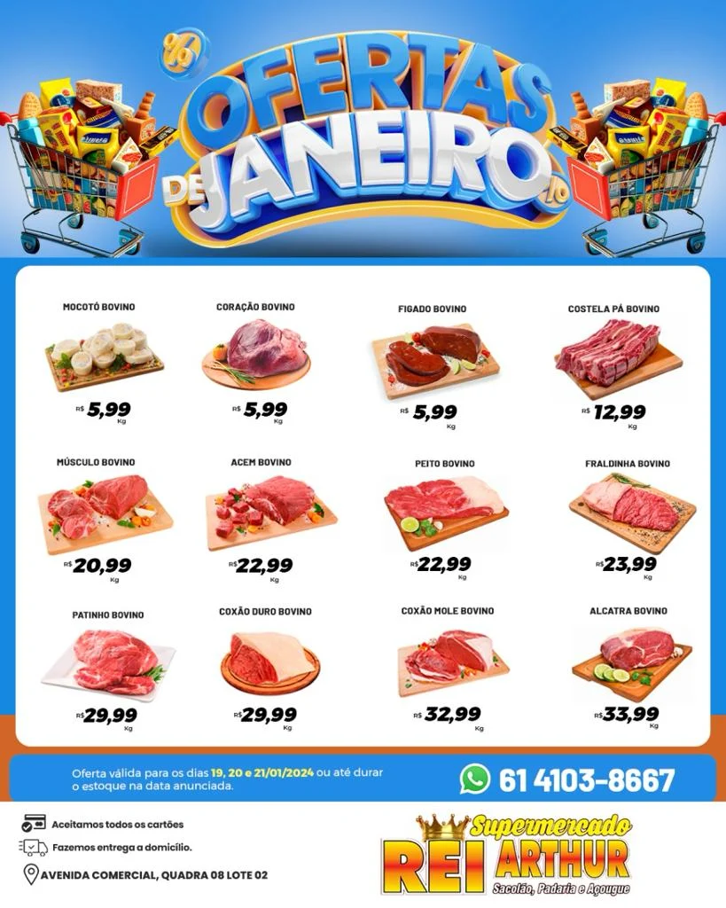 Ofertas Supermercado Rei Arthur