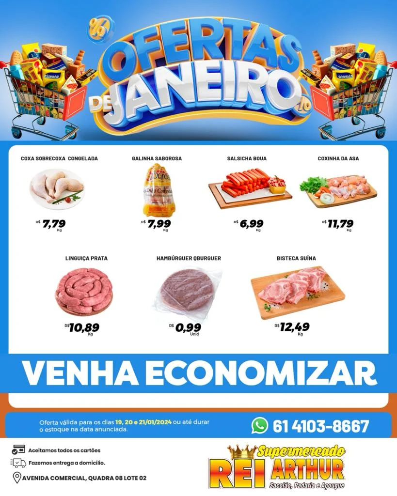 Ofertas Supermercado Rei Arthur