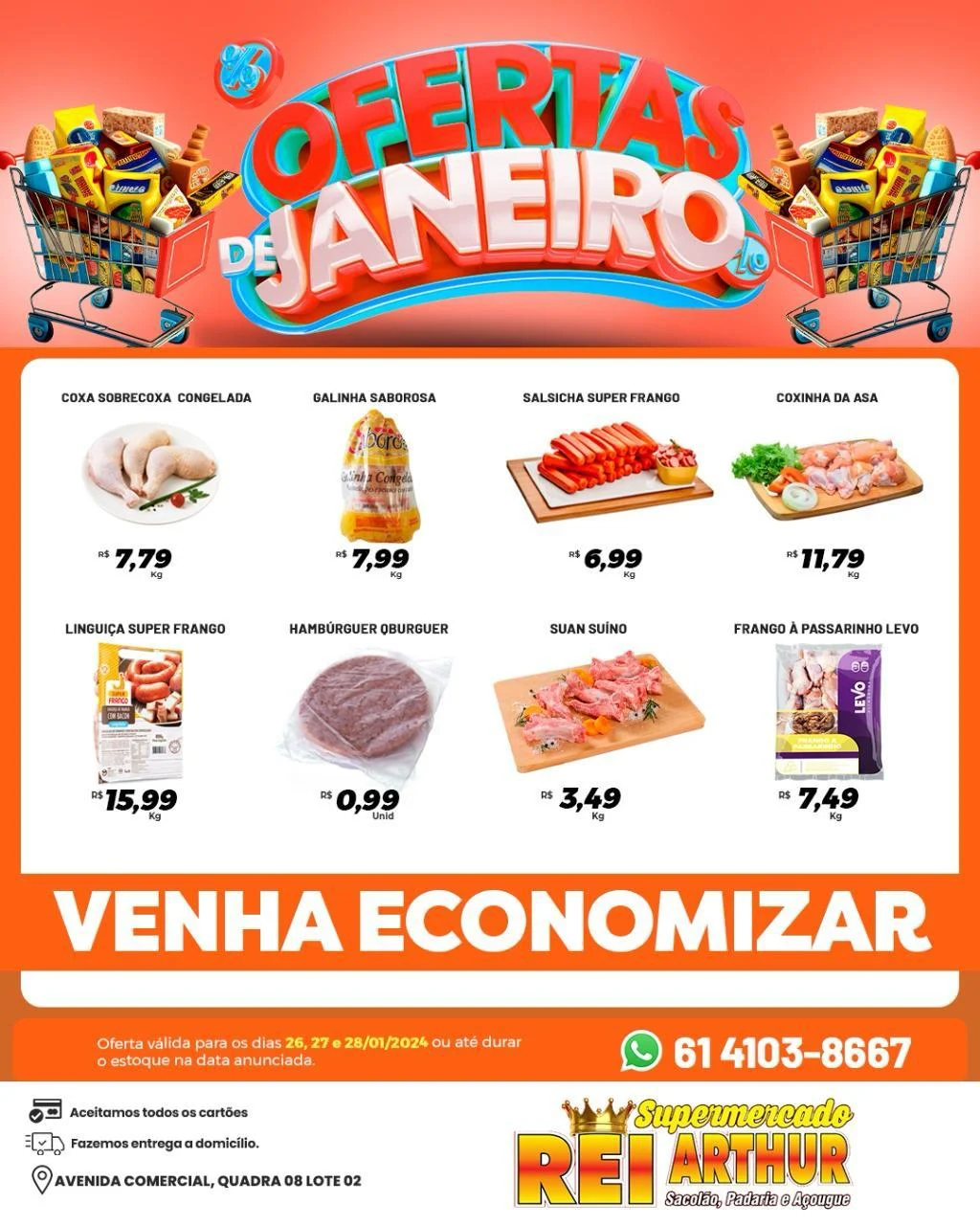 Ofertas Supermercado Rei Arthur