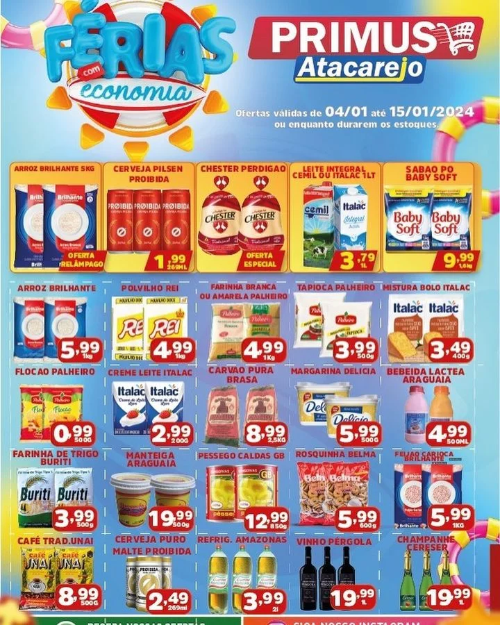 ofertas supermercado primus São Sebastião
