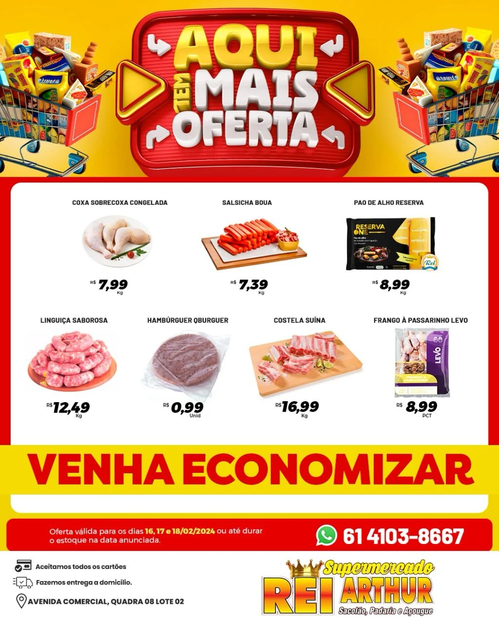 Ofertas Supermercado Rei Arthur