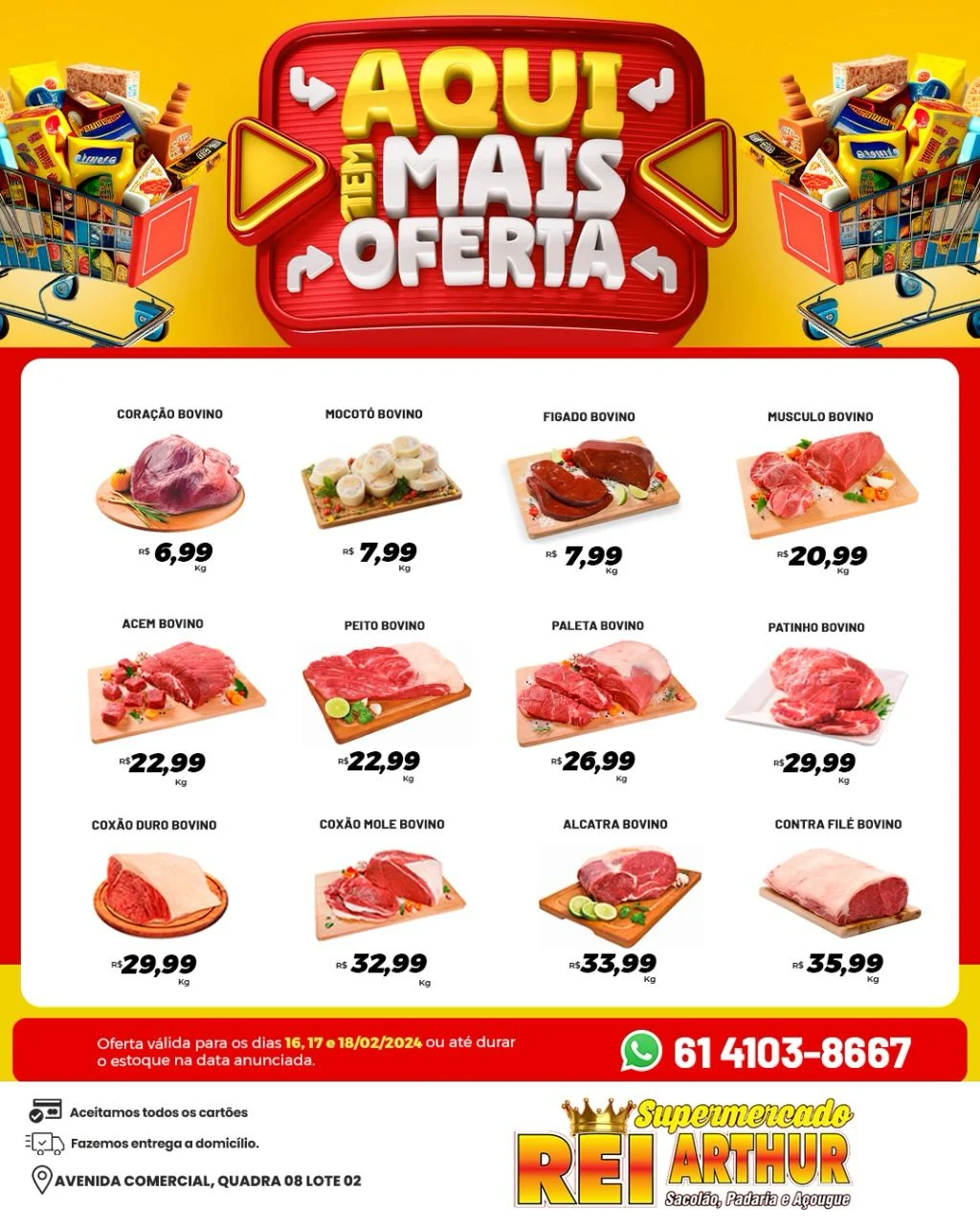 Ofertas Supermercado Rei Arthur