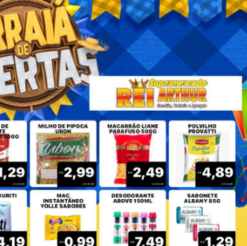 Ofertas Supermercado Rei Arthur