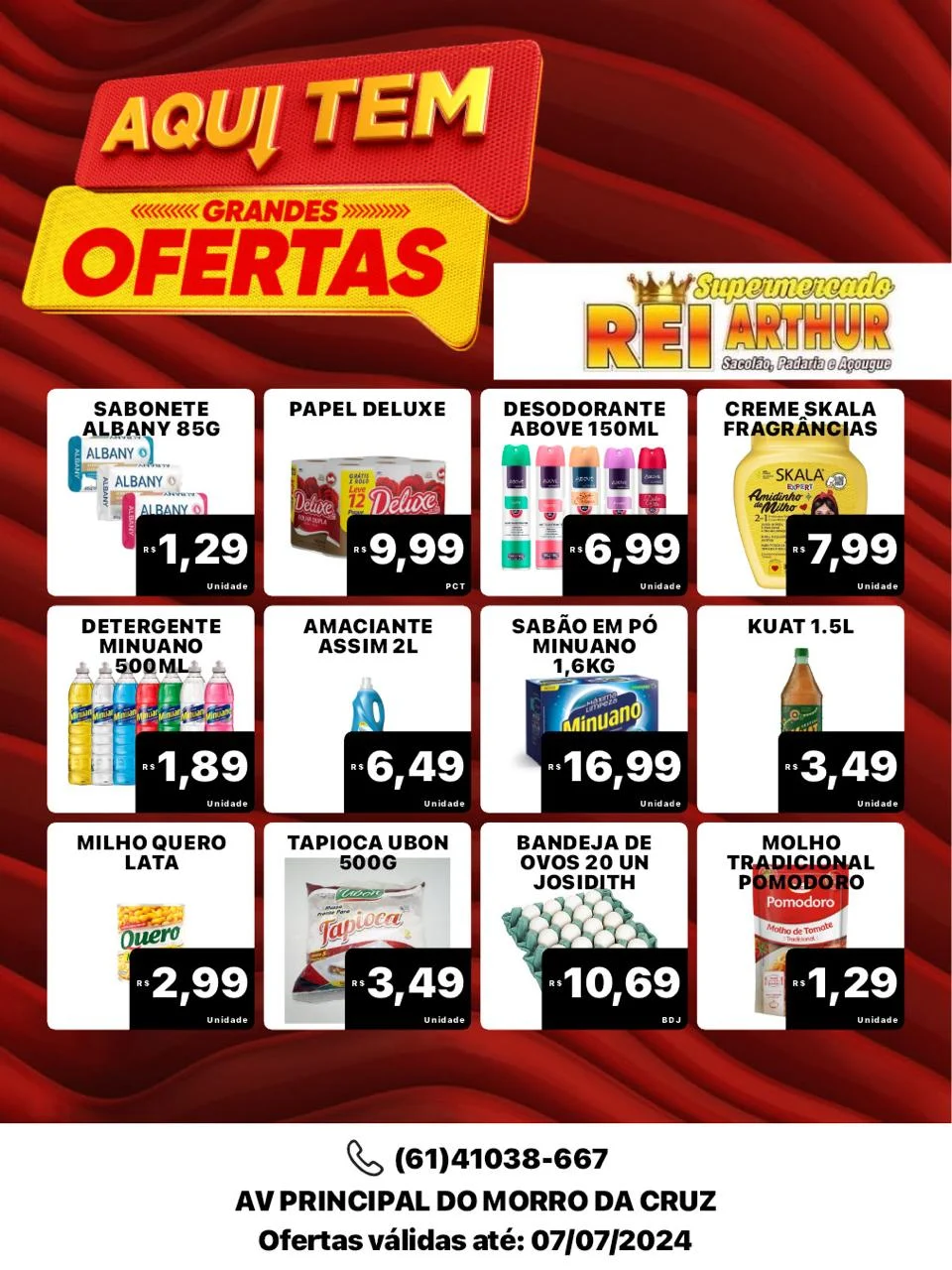 Ofertas Supermercado Rei Arthur