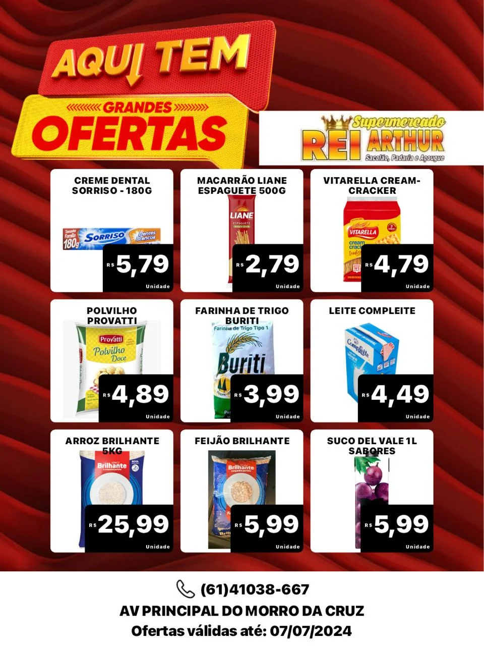 Ofertas Supermercado Rei Arthur