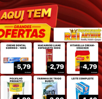 Ofertas Supermercado Rei Arthur