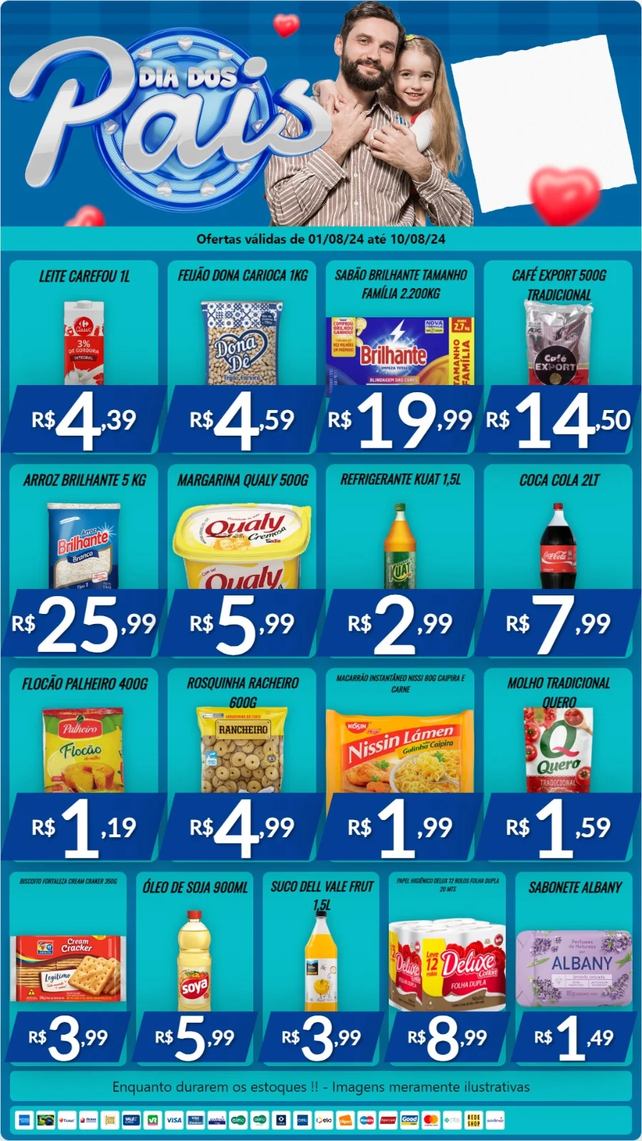 panfleto de ofertas do supermercado do bosque são sebastião df