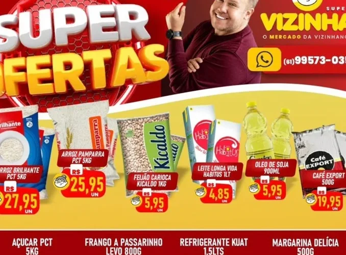 Ofertas mercado super vizinha são sebastião df