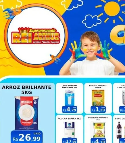 Ofertas Supermercado Rei Arthur