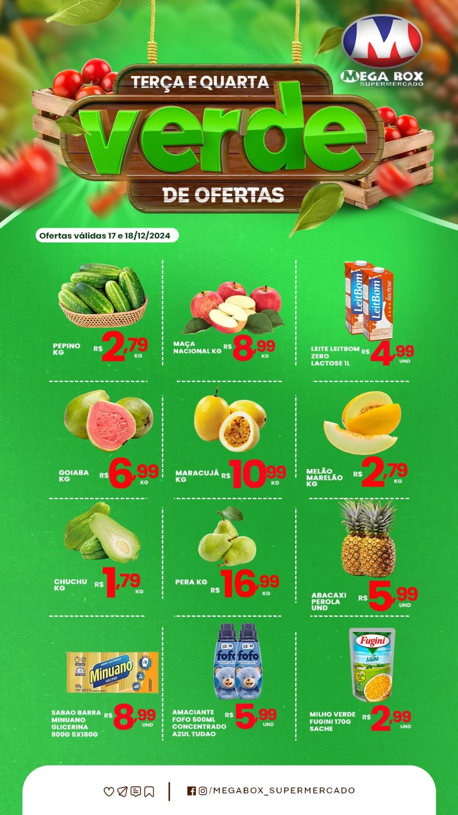 Ofertas supermercado mega box são sebastião df