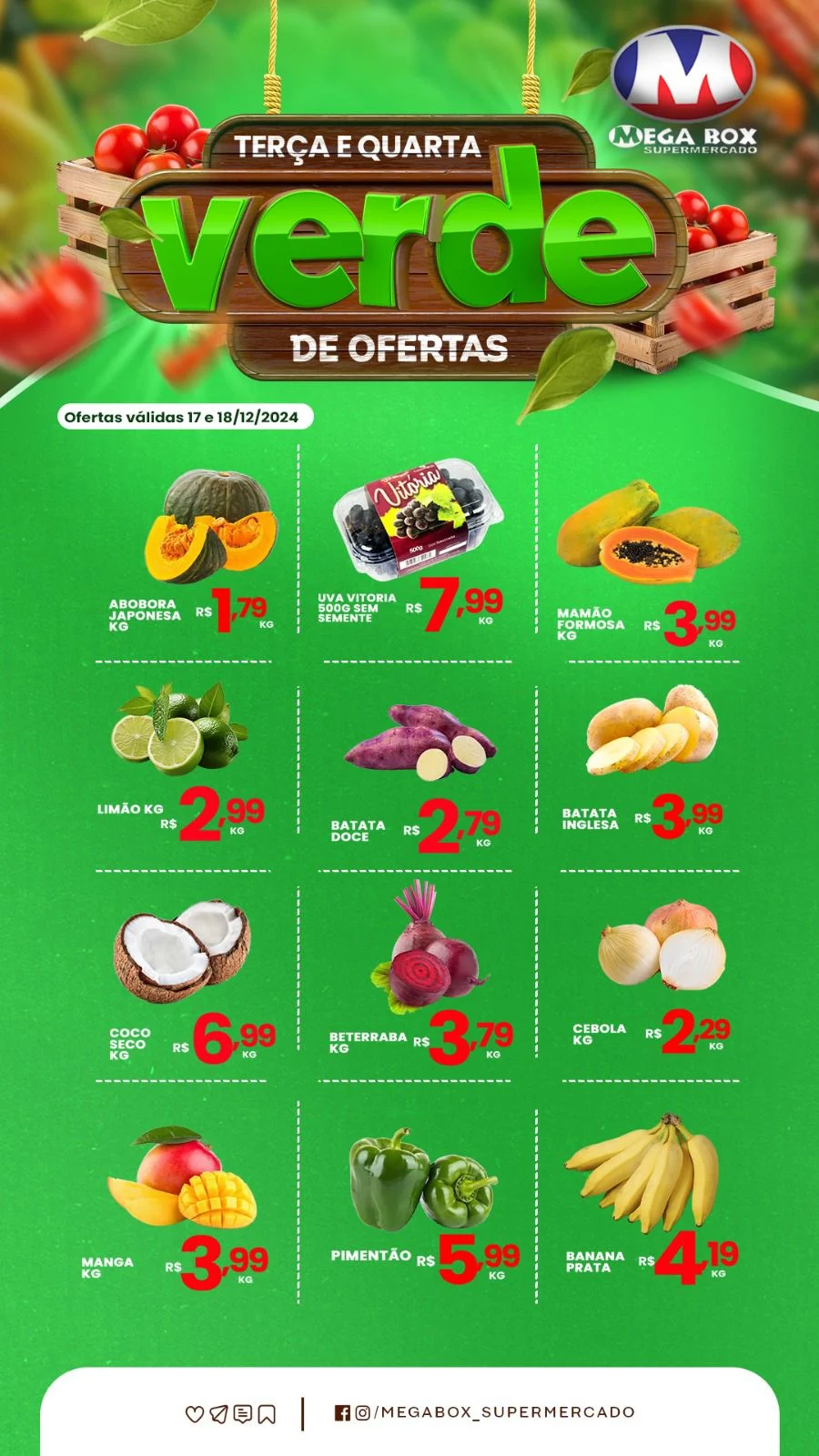 Ofertas supermercado mega box são sebastião df