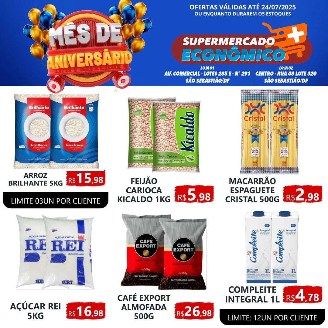 Ofertas supermercado mais econômico
