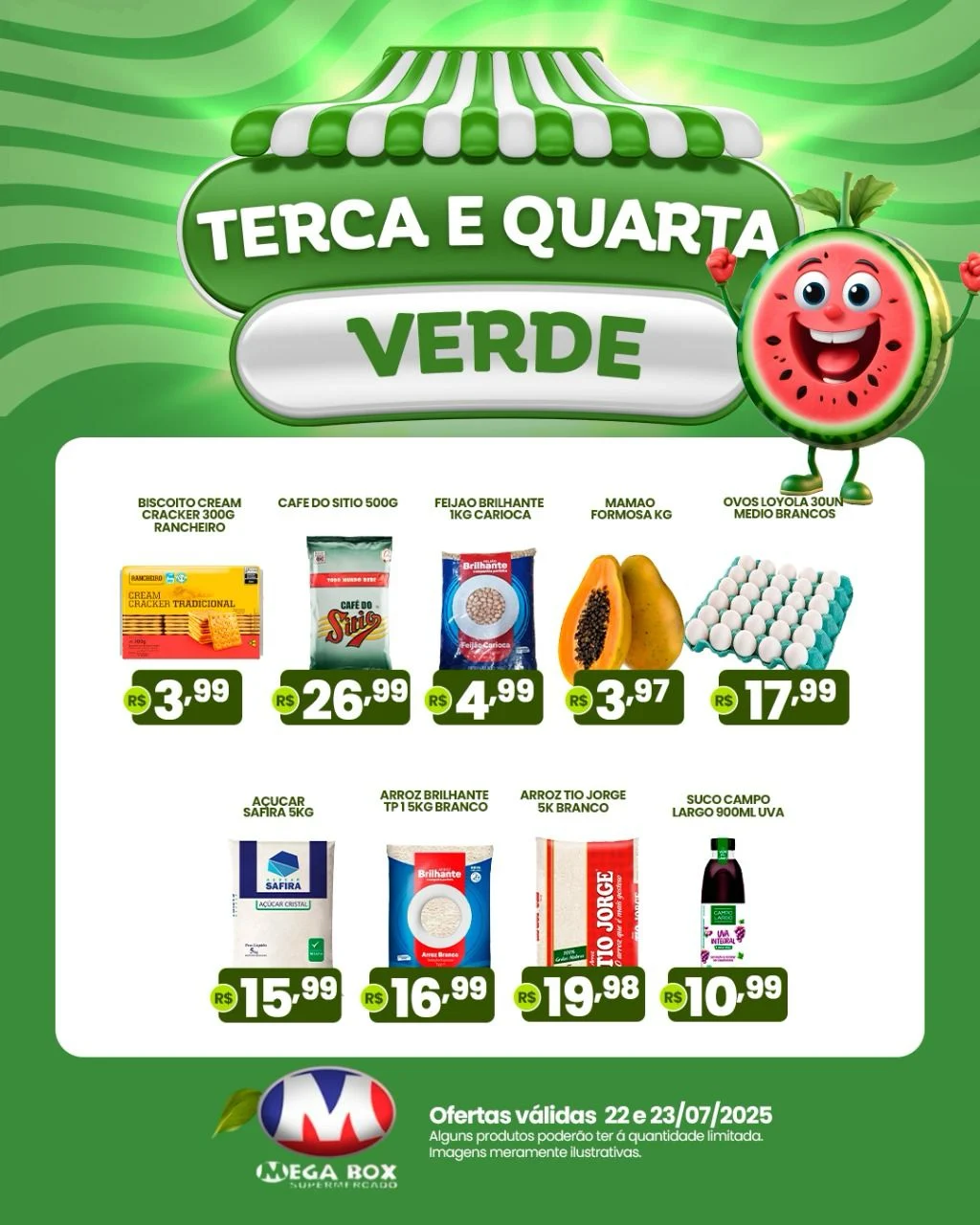 Ofertas supermercado mega box são sebastião df