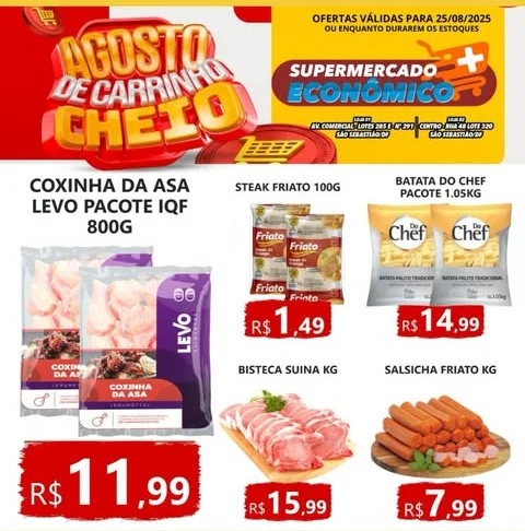 Ofertas supermercado mais econômico