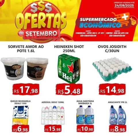 ofertas supermercado mais econômico