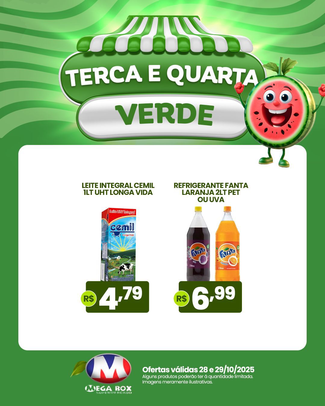 Ofertas supermercado mega box são sebastião df