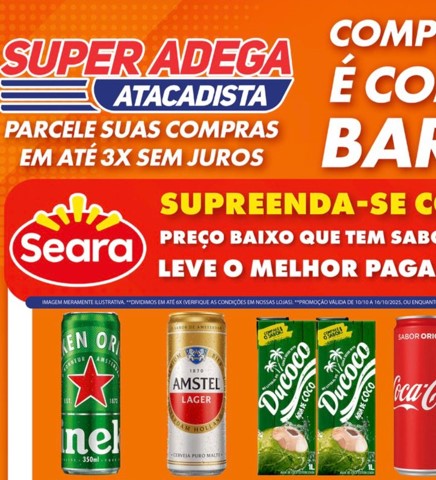 Ofertas atacadista super adega