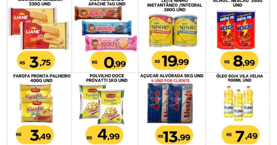 Ofertas supermercado conquista são Sebastião df