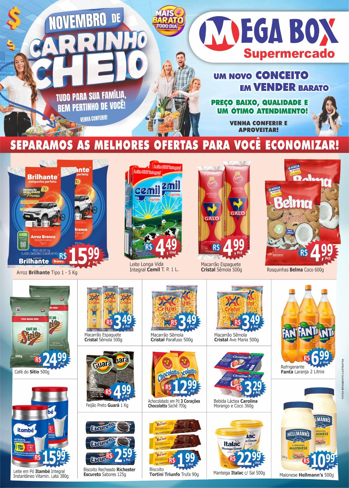 Ofertas supermercado mega box são sebastião df