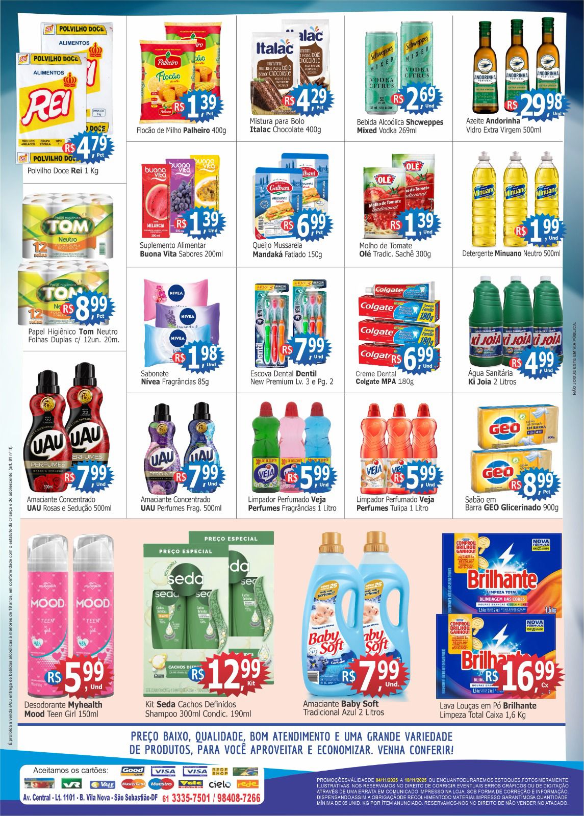 Ofertas supermercado mega box são sebastião df