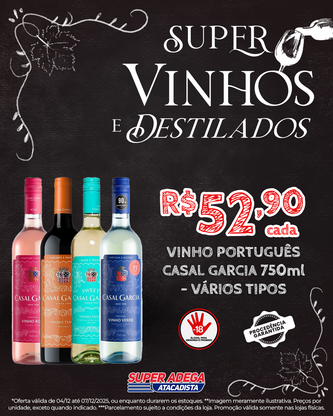 Ofertas atacadista super adega