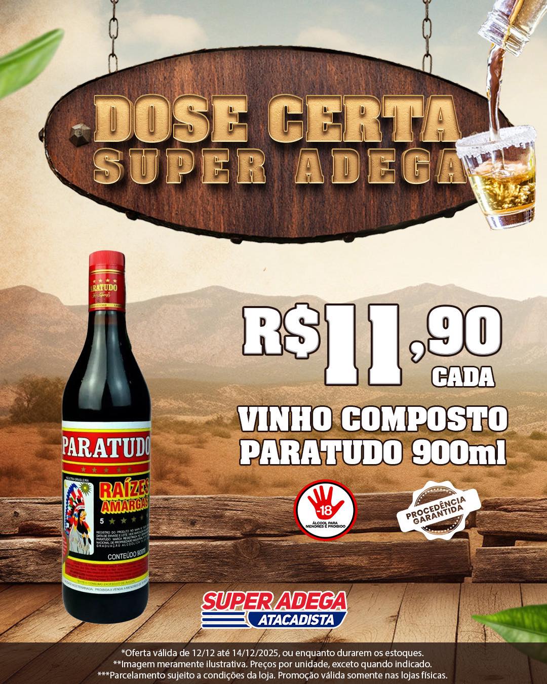 Ofertas atacadista super adega