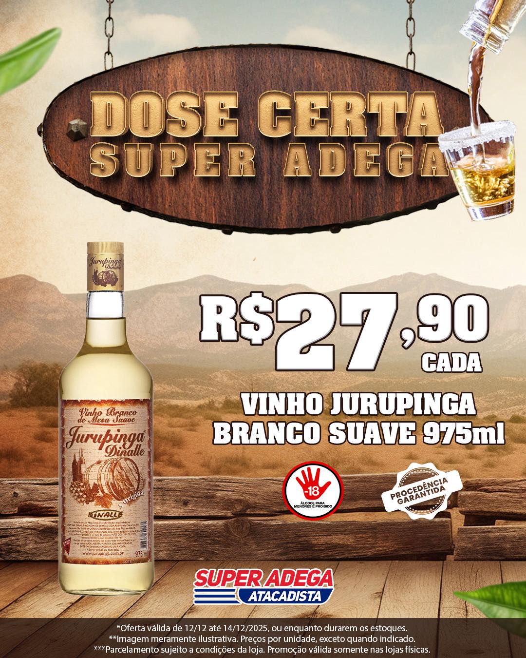 Ofertas atacadista super adega