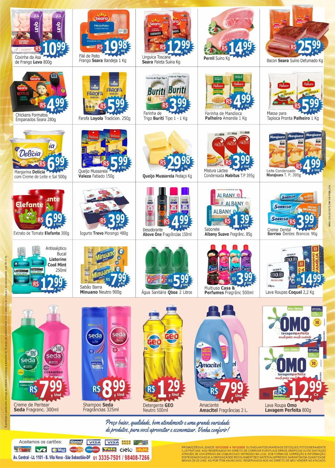 Ofertas supermercado mega box são sebastião df