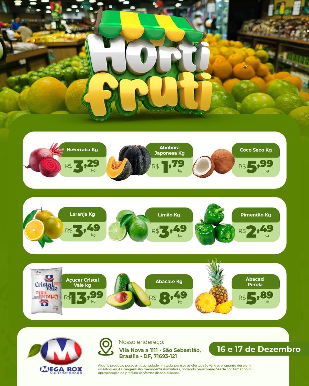 Ofertas supermercado mega box são sebastião df