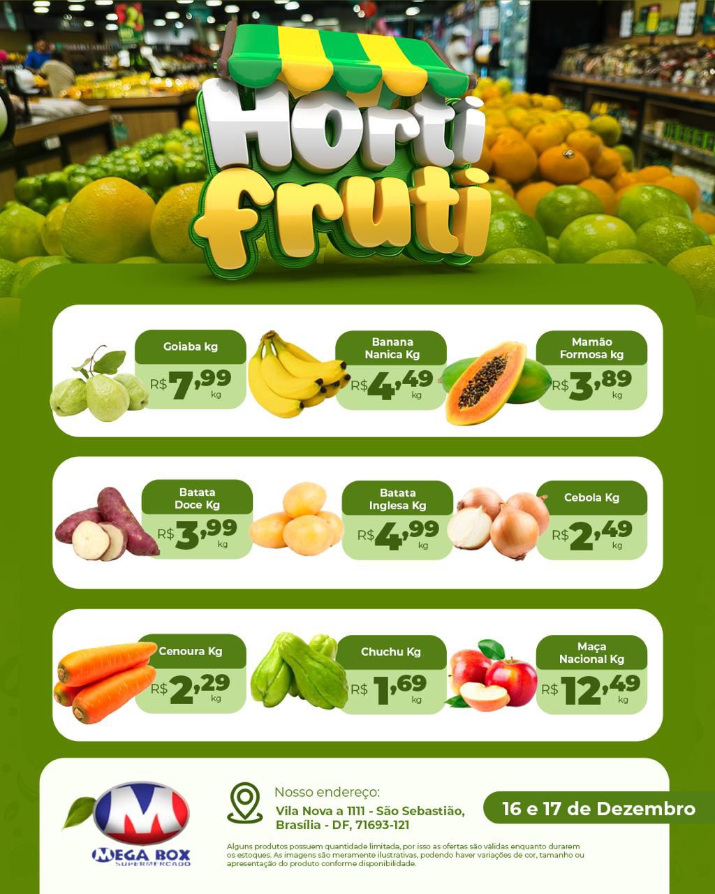 Ofertas supermercado mega box são sebastião df