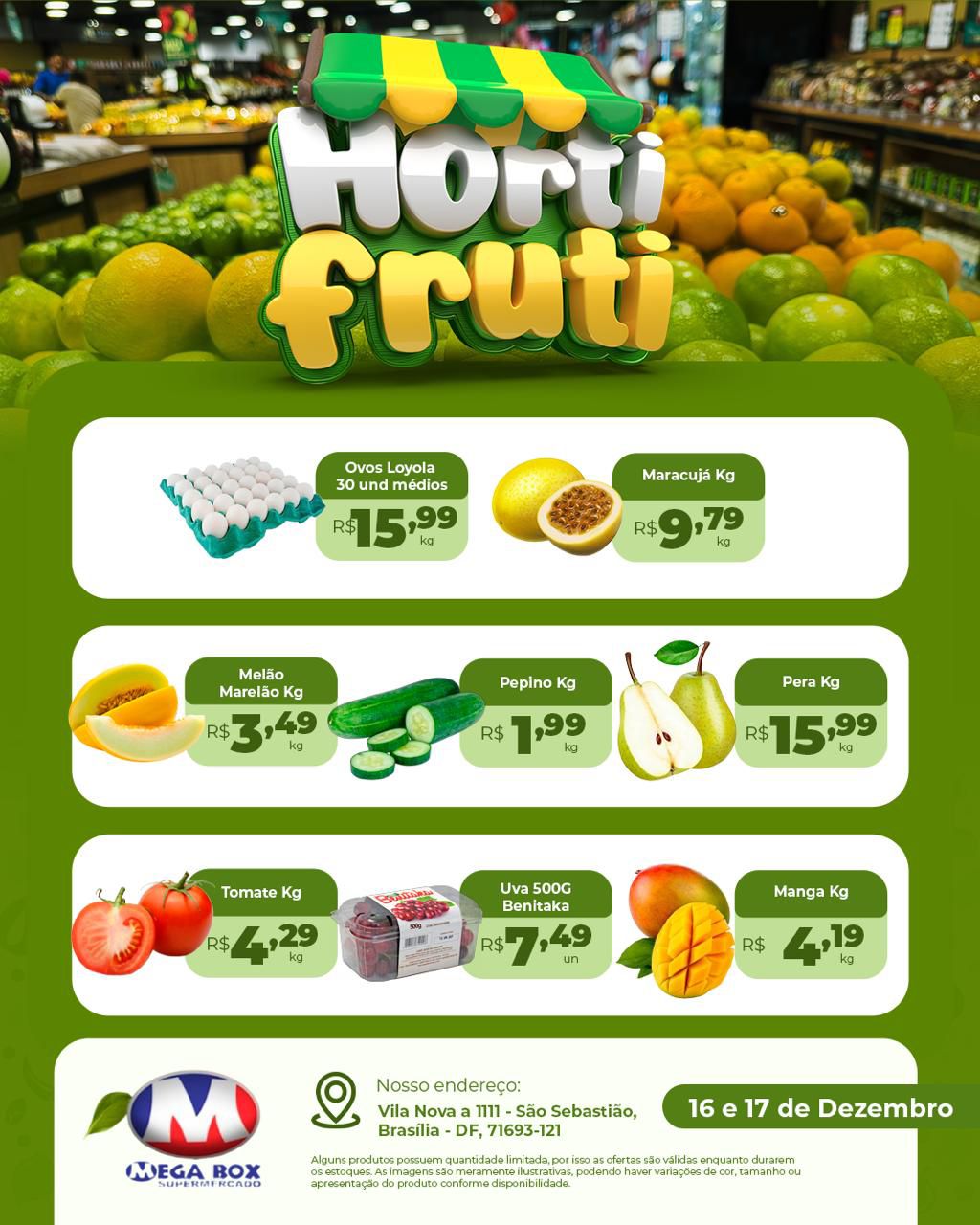 Ofertas supermercado mega box são sebastião df