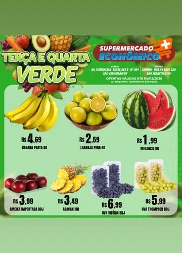 Ofertas supermercado mais econômico
