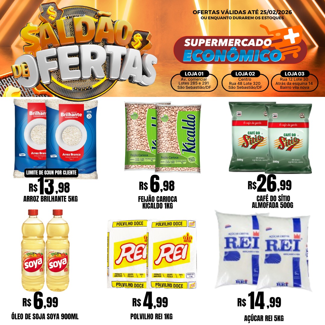 Ofertas supermercado mais econômico