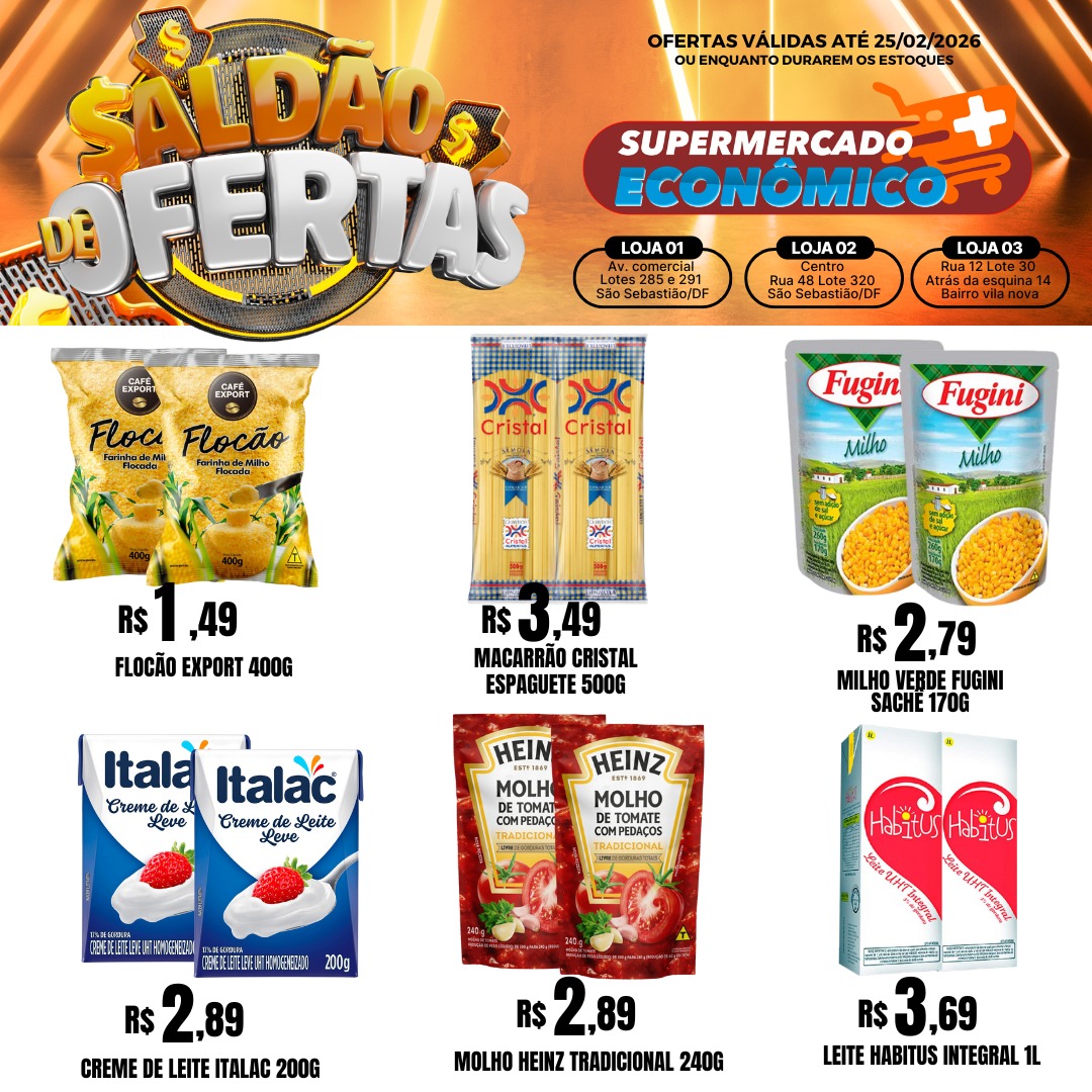 Ofertas supermercado mais econômico
