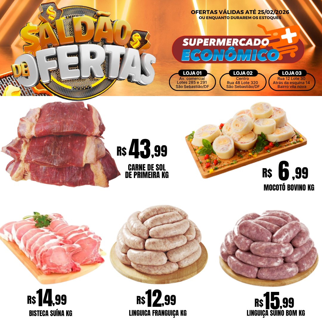 Ofertas supermercado mais econômico