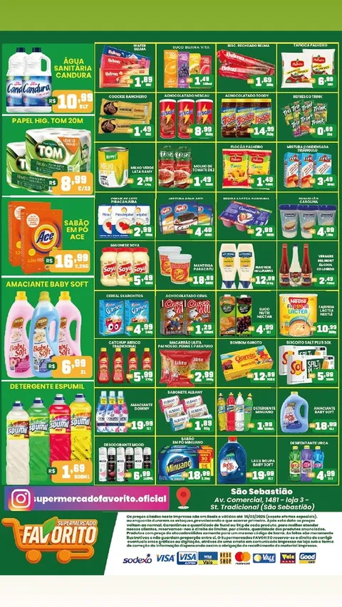 Ofertas Supermercado Favorito