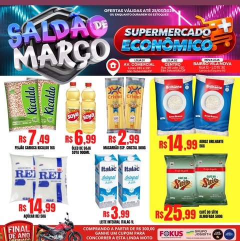 Ofertas supermercado mais econômico
