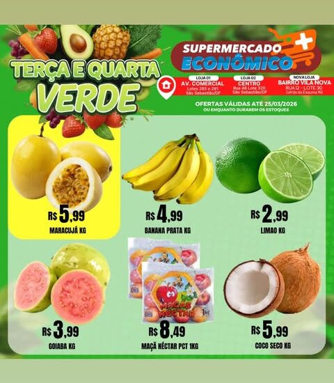 Ofertas supermercado mais econômico