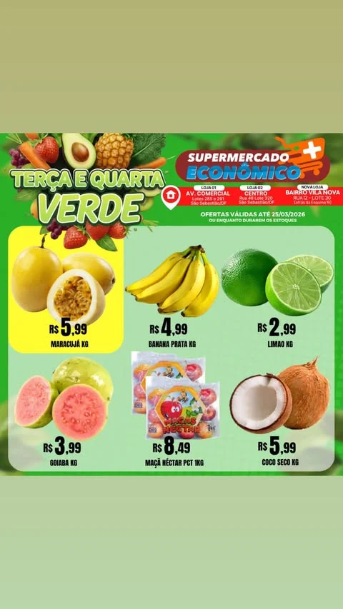 Ofertas supermercado mais econômico