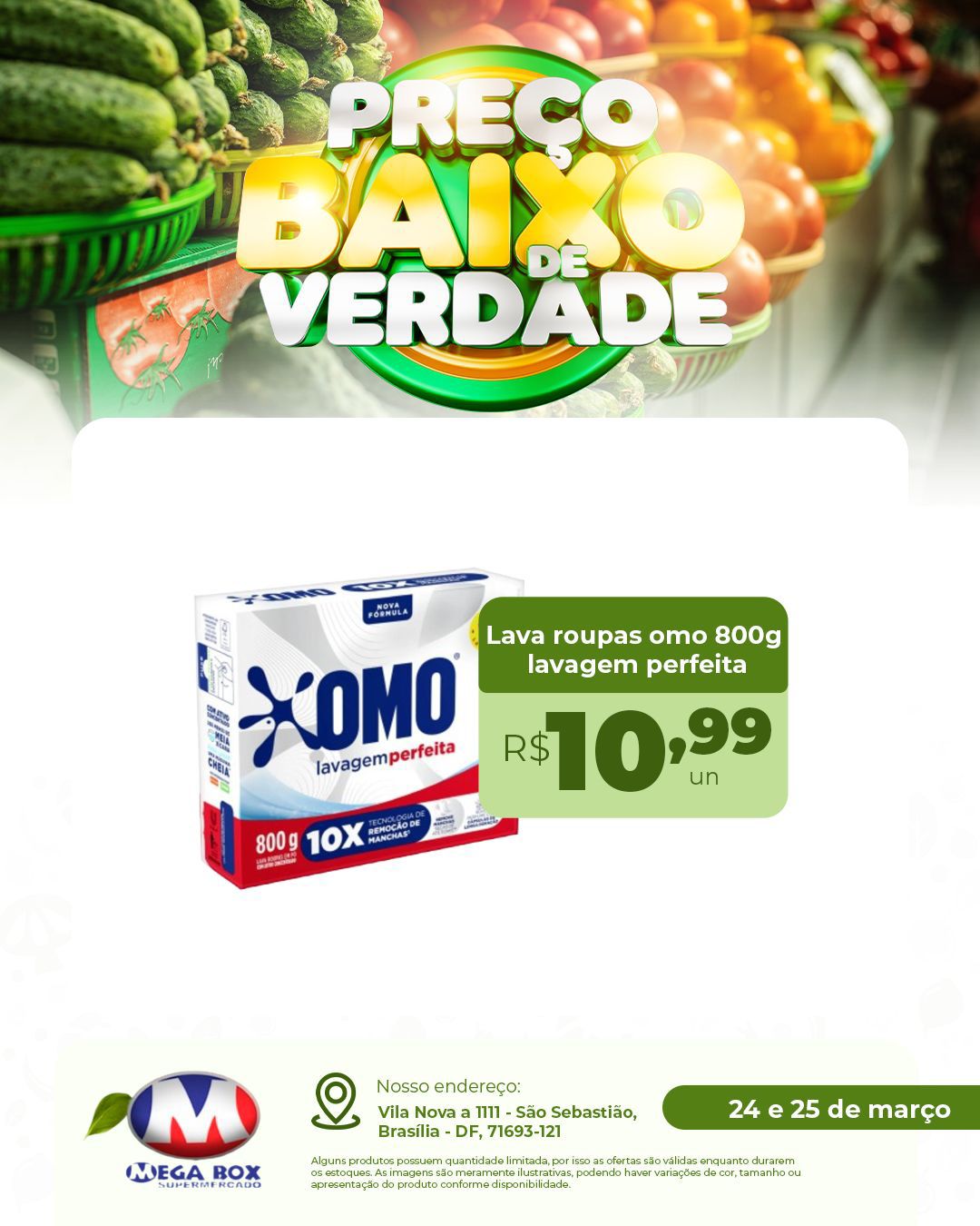 Ofertas supermercado mega box são sebastião df
