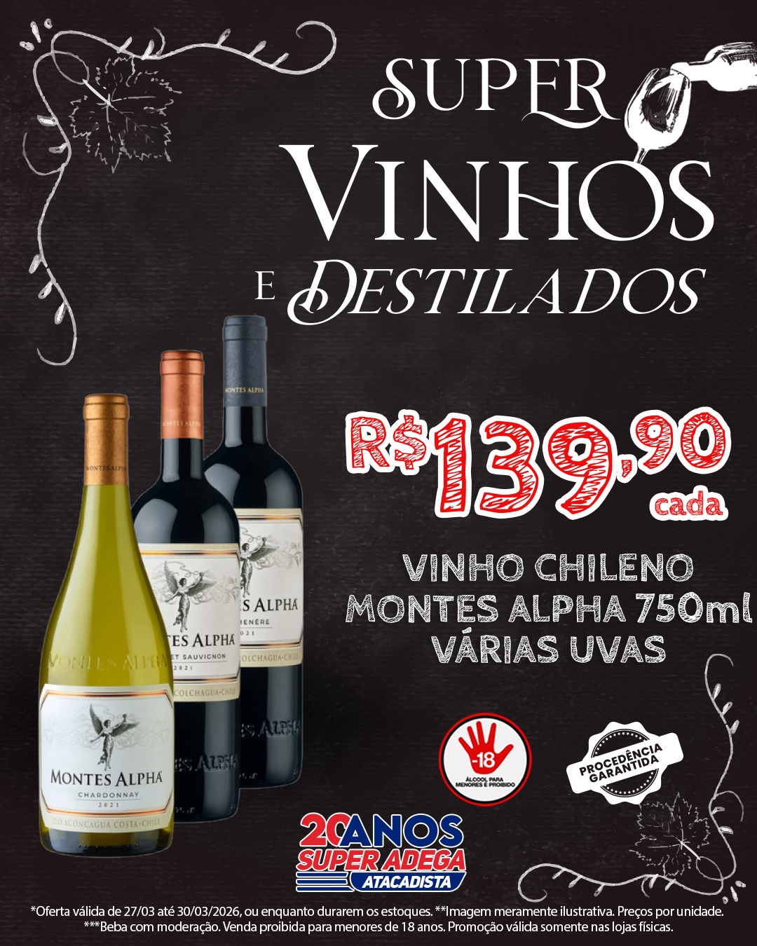 Ofertas atacadista super adega