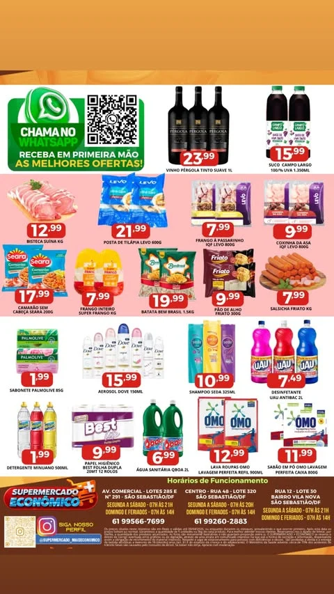 Ofertas supermercado mais econômico
