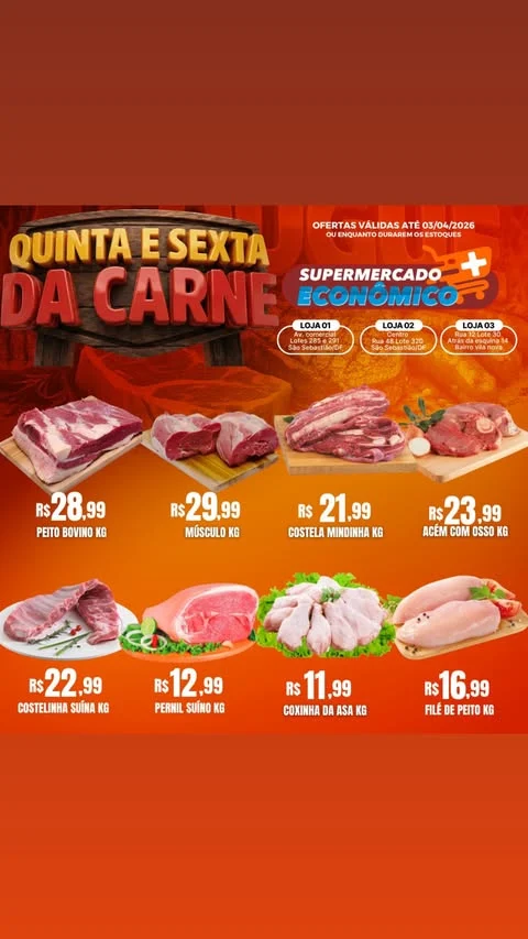 Ofertas supermercado mais econômico