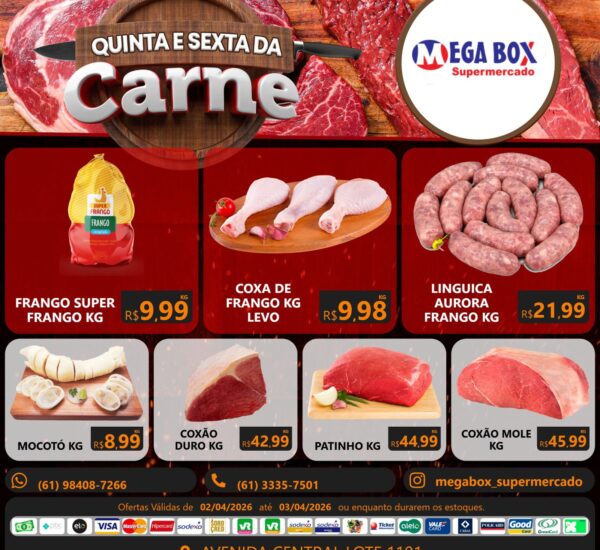 Ofertas supermercado mega box são sebastião df
