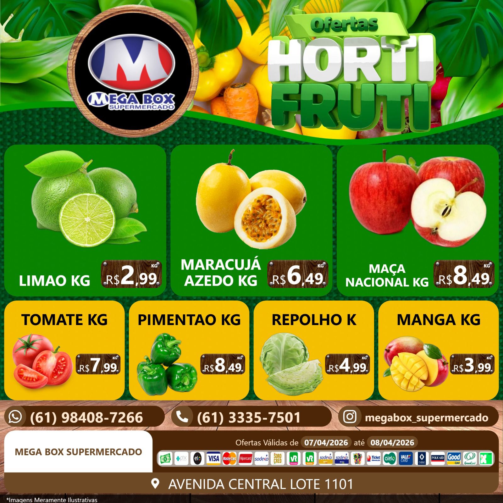 Ofertas supermercado mega box são sebastião df